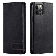  crazy horse texture leather card holder case Stand for Amazon Fire Phone - Black