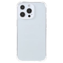 For iPhone 15 Pro Max TPU Case Transparent Four Corners Fall Protection Phone Cover