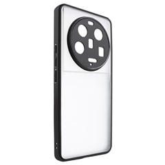 Anti-Fingerprint Phone Case for Xiaomi 13 Ultra , Transparent Phone Cover Flexible TPU + Hard PC Shell