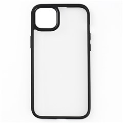 Transparent Phone Cover for iPhone 15 , Anti-scratch PC + TPU Mobile Phone Case