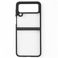 For Samsung Galaxy Z Flip4 5G Anti-Scratch Phone Case TPU + Hard PC Slim-Fit Shell Transparent Phone Cover