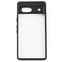 For Google Pixel 7a Hard PC Back TPU Frame Transparent Case Protective Phone Cover