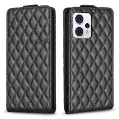 BF30 For Motorola Moto G13 4G / G23 4G / G53 5G PU Leather Stand Cover Vertical Flip Card Holder Phone Case - Black