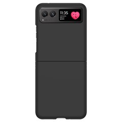 For Motorola Razr 40 5G Shockproof Hard PC Phone Case Ultra-thin Skin-touch Back Cover - Black
