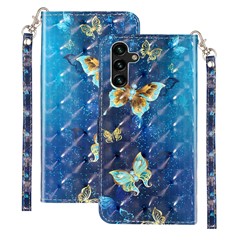 Blue Gold Butterflies