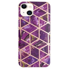 Electroplated Purple Marble