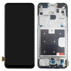 For Oppo Realme X / Oppo K3 Grade C LCD Screen and Digitizer Assembly + Frame (TFT Technology) (without Logo)
