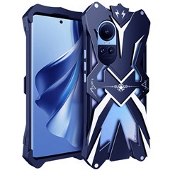 For Oppo Reno10 Pro 5G (Global) / Reno10 Pro+ 5G Anti-fall Phone Case Aluminum Alloy Shockproof Cover