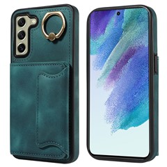  crazy horse texture leather card holder case Stand for Amazon Fire Phone - Black