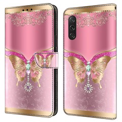 Pink/Gold Butterfly