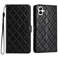 For Samsung Galaxy A05 4G Case Wallet Stand Flip Leather Phone Cover - Black