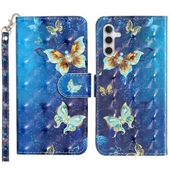 Blue Gold Butterflies