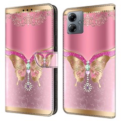 Pink/Gold Butterfly