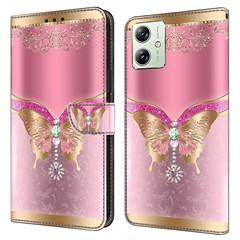 Pink/Gold Butterfly