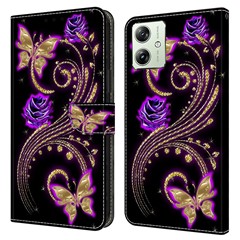 Purple Flowers/Butterflies