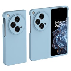 For Oppo Find N3 5G Case Hard PC Skin-touch Protective Phone Cover - Baby Blue