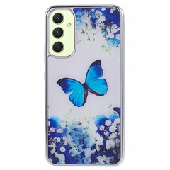 White Bottom Blue Butterfly