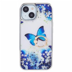White Bottom Blue Butterfly