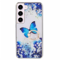White Bottom Blue Butterfly