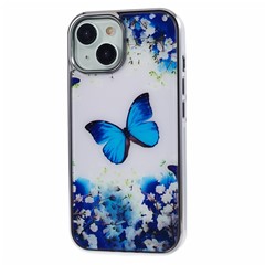 White Bottom Blue Butterfly