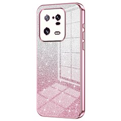 For Xiaomi 13 Pro 5G Electroplating Shell Precise Cutout TPU Cell Phone Case - Pink