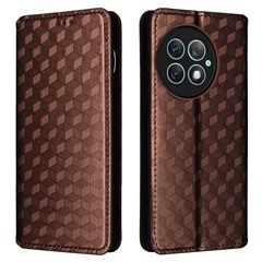For OnePlus Ace 2 Pro 5G PU Leather Cover Magnetic Cell Phone Case Wallet - Brown