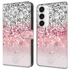 For Samsung Galaxy S24+ Case Shockproof PU Leather 3D Pattern Phone Wallet Cover - Gradient