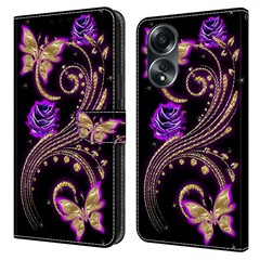 Purple Flowers/Butterflies
