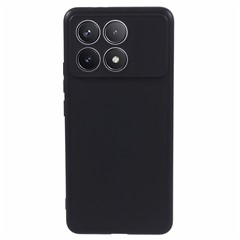 For Xiaomi Poco F6 Pro 5G / Redmi K70 5G / K70 Pro 5G TPU Phone Case Precise Cutouts Glossy Cover - Black