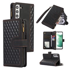  crazy horse texture leather card holder case Stand for Amazon Fire Phone - Black