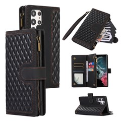  crazy horse texture leather card holder case Stand for Amazon Fire Phone - Black