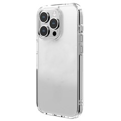 TGVI'S LEN Series For iPhone 15 Pro Max Case TPU+PC Drop-resistant Protective Back Cover - Transparent