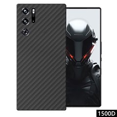 For ZTE nubia Red Magic 9 Pro 5G Case Aramid Fiber Anti-drop Phone Cover (Precise Lens Hole) - Black