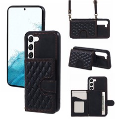  crazy horse texture leather card holder case Stand for Amazon Fire Phone - Black