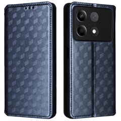 For Xiaomi Redmi Note 13R Pro 5G / Poco X6 Neo 5G Cell Phone Case Stand Anti-Scratch Mobile Phone Cover - Blue