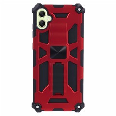 For Samsung Galaxy A05 4G Phone Case Soft TPU Hard PC Tough Armor Shockproof Cover Kickstand - Red