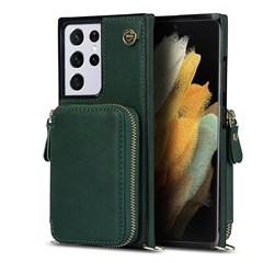  crazy horse texture leather card holder case Stand for Amazon Fire Phone - Black