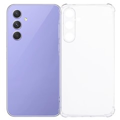 For Samsung Galaxy A55 5G Clear Case Flexible TPU Smart Phone Cover