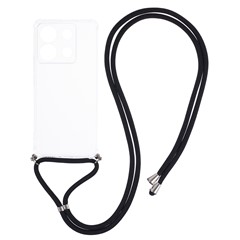For Xiaomi Redmi Note 13 Pro 5G / Poco X6 5G TPU Case Corner Protection Phone Shell with Lanyard
