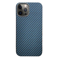 KZDOO For iPhone 15 Pro Cell Phone Case Aramid Fiber Slim-Fit Back Shell - Blue