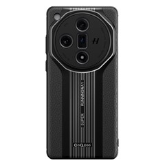 Q.COO Super Running Series 2 for Oppo Find X7 Ultra Case PU + TPU + Acrylic Back Cover - Black