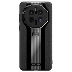 Q.COO Super Running Series 2 for Huawei Mate 50 Pro 4G Case PU + TPU + Acrylic Back Cover - Black
