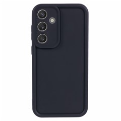 For Samsung Galaxy S24+ Matte Case Anti-Scratch TPU Phone Cover - Black
