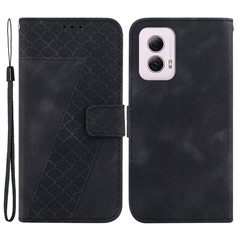  crazy horse texture leather card holder case Stand for Amazon Fire Phone - Black