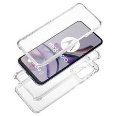 For Motorola Moto G54 5G Clear Case PC+TPU Mobile Phone Back Cover