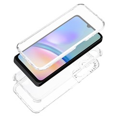 For Samsung Galaxy A24 4G (162.1 x 77.6 x 8.3mm) Protective Case PC+TPU Clear Phone Cover