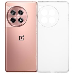 For OnePlus Ace 3 5G / 12R 5G Clear Phone Case Glossy Watermark-Free Soft TPU Cover