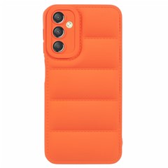 JTW Series For Samsung Galaxy A05s 4G Cell Phone Case Down Jacket Design TPU Back Cover - Orange