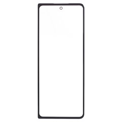 For Samsung Galaxy Z Fold4 5G F936 Front Screen Glass Lens + OCA Adhesive Part (Small Screen) (without Logo)