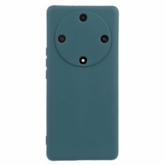 Phone Case for Honor X9a 5G Flexible TPU 2.0mm Arc Edge Phone Back Cover - Midnight Green